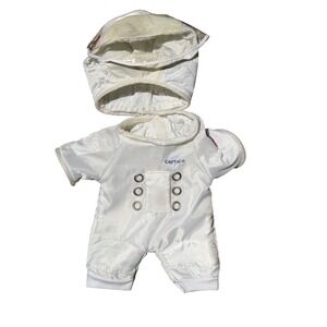 PlushWear by Stuff A Plush Astronaut Space Suit Teddy Bear Outfit White 2pc Set